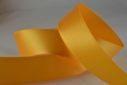 15mm, 25mm & 38mm Rustic Orange Single Faced Satin Ribbon x 100 Metre Rolls!