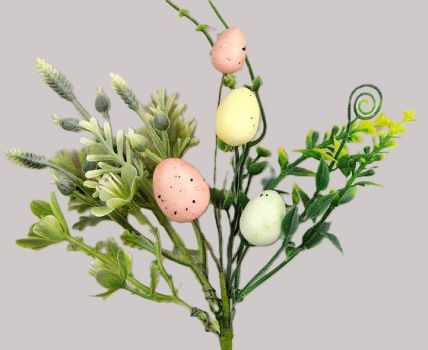 33012 - Easter Floral decoration.    Height  24cms  ,  Width  12cms  (approx)