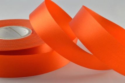 11mm, 13mm, 19mm & 38mm Burnt Orange Acetate Ribbon x 50 Metre Rolls!!