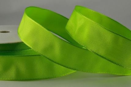 25mm, 40mm & 60mm Wired High Quality Woven Florist Ribbon x 25 metre rolls!!-60mm-63 Light Green-25 Metres