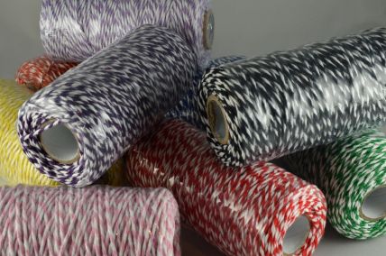 88044 - 1.5mm Coloured Bakers Twine x 100 Metre Rolls!!