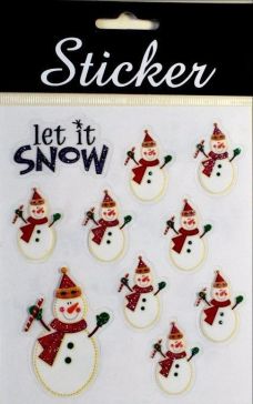 88085 - Let is Snow / Snowmen Stickers