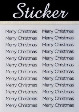 88088 - Merry Christmas Stickers