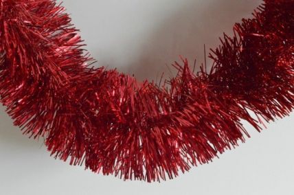 88135 - Plain Red Tinsel x 2 Metre Lengths!