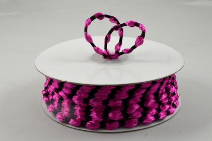X332 - 3mm Fuschia Woven Braided Thread x 25 Metre Rolls!