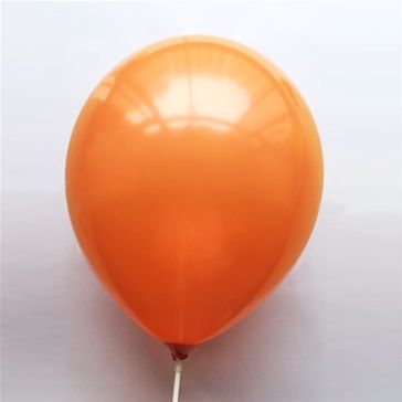 10" Orange Latex Metallic Balloons (Pack of 6)