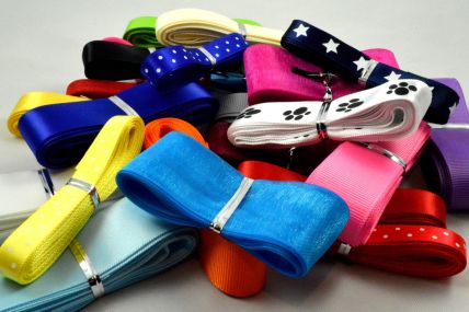 Random Ribbon Hank Packs - 25 x 3 Metre Lengths! 