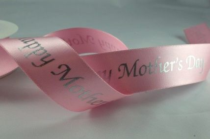 54407 - 25mm Happy Mothers Day Ribbon x 20 Metre Rolls!!