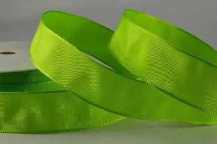 25mm, 40mm & 60mm Light Green Wired Colour Woven Ribbon x 25 Metre Rolls!