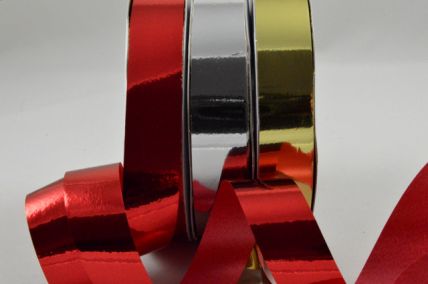 77014 - 15mm Metallic Curling Polypropylene Ribbon x 10 Metre Rolls!!