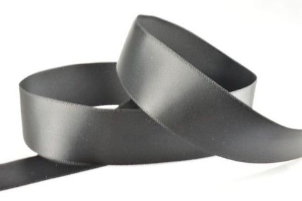 15mm & 25mm Black Single Faced Satin Ribbon x 20 Metre Rolls!