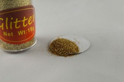 88017 - 15g Pots of Colourful Gold Glitter