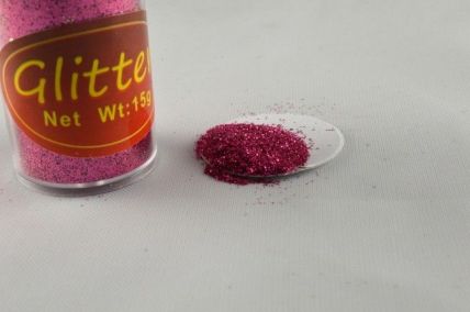 88017 - 15g Pots of Colourful Pink Glitter