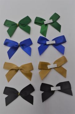 31167 - 15mm Double face satin Mini Bow available in various colours  (10 bows per pack) 
