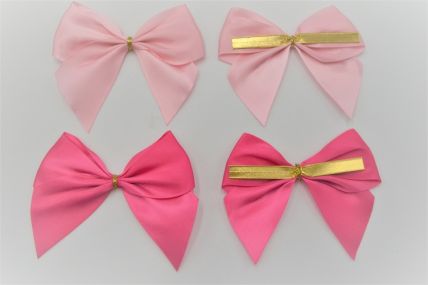31170 - 40mm Double face satin Mini Bows available in various colours  (4 bows per pack) 