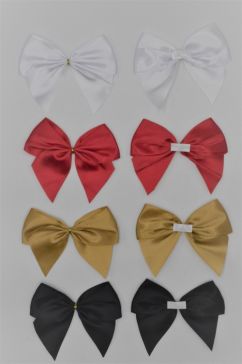 31173 - 50mm Double face satin Mini Bows available in various colours  (3 bows per pack) 