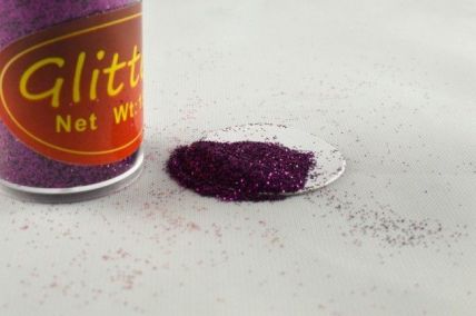 88017 - 15g Pots of Colourful Purple Glitter