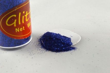 88017 - 15g Pots of Colourful Royal Blue Glitter
