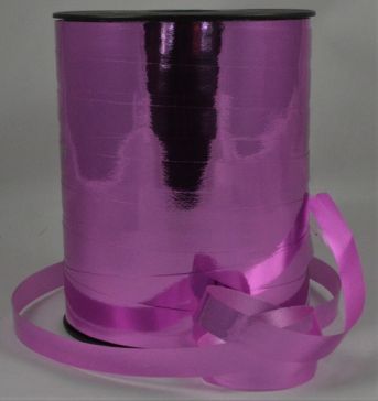 10mm Baby Pink Metallic Polypropylene Curling Ribbon x 250 Metre Rolls!!