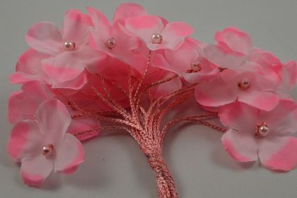 30mm Baby Pink Decorative Cord Flowers!