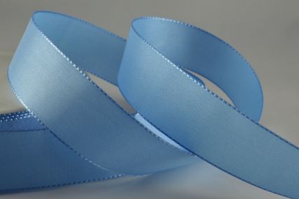 Y617-25mm Blue taffeta Ribbon 