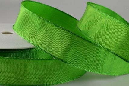 Y620 40mm Green Wired Colour Woven Ribbon x 25 metre rolls! 