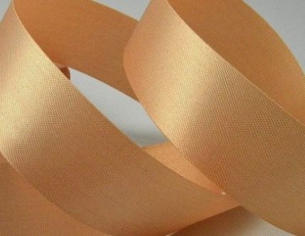 Y726-15mm Tan coloured Taffeta woven edge ribbon x 50mts